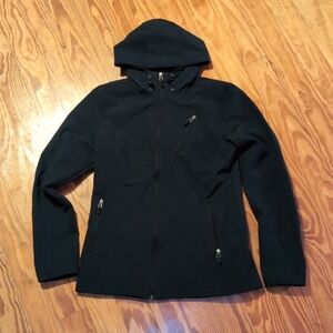 Slalom Faux Fur Lined Full Zip Jacket Repels Water Sz Medium